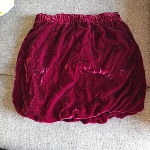 Velvet Red Kids Skirt